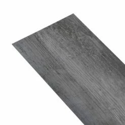 VidaXL Planches de plancher PVC 5,02 m² 2 mm Autoadhésif Gris brillant -Matériaux de construction Soldes image 4 146563