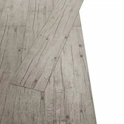 VidaXL Planches de plancher PVC 4,46 m² 3 mm Gris clair -Matériaux de construction Soldes image 4 146591