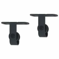 VidaXL Kit mini de porte coulissante de grange Acier au carbone 200 cm -Matériaux de construction Soldes image 4 148018