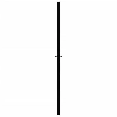 VidaXL Porte intérieure Verre ESG et aluminium 93x201,5 cm Noir 6 VidaXL Porte intérieure Verre ESG et aluminium 93x201,5 cm Noir – Image 4