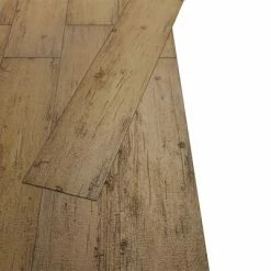 VidaXL Planche de plancher PVC 5,26 m² 2 mm Marron noyer -Matériaux de construction Soldes image 4 245162