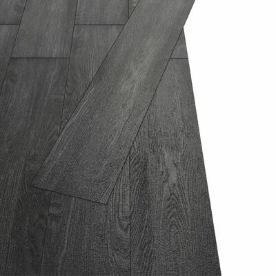 VidaXL Planche de plancher PVC 5,26 m² 2 mm Noir et blanc 6 VidaXL Planche de plancher PVC 5,26 m² 2 mm Noir et blanc – Image 4
