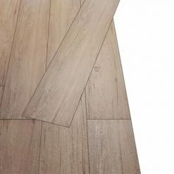 VidaXL Planche de plancher PVC autoadhésif 5,02 m² 2 mm Marron chêne -Matériaux de construction Soldes image 4 245173