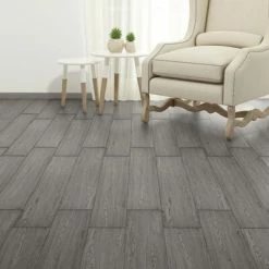 VidaXL Planche de plancher PVC autoadhésif 5,02 m² 2 mm Gris foncé 11 VidaXL Planche de plancher PVC autoadhésif 5,02 m² 2 mm Gris foncé -Matériaux de construction Soldes image 4 245176