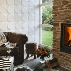 WallArt Panneaux muraux 3D 24 pcs GA-WA03 Ellipses -Matériaux de construction Soldes image 4 276195