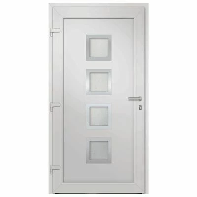 VidaXL Porte d'entrée Blanc 88x200 cm 6 VidaXL Porte d'entrée Blanc 88x200 cm – Image 4