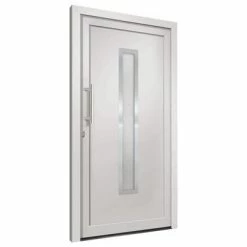 VidaXL Porte d'entrée Blanc 98x208 cm -Matériaux de construction Soldes image 4 279226
