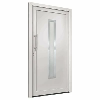 VidaXL Porte d'entrée Blanc 108x208 cm 6 VidaXL Porte d'entrée Blanc 108x208 cm – Image 4