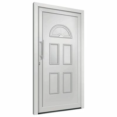 VidaXL Porte d'entrée Blanc 88x208 cm 6 VidaXL Porte d'entrée Blanc 88x208 cm – Image 4
