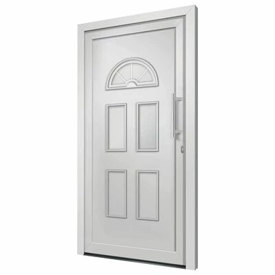 VidaXL Porte d'entrée Blanc 98x208 cm 6 VidaXL Porte d'entrée Blanc 98x208 cm – Image 4