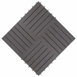VidaXL Carreaux de terrasse 30pcs Délavage gris 30x30 cm Acacia solide 11 VidaXL Carreaux de terrasse 30pcs Délavage gris 30x30 cm Acacia solide -Matériaux de construction Soldes image 4 3054433