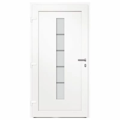VidaXL Porte d'entrée Aluminium et PVC Anthracite 110x210 cm 5 VidaXL Porte d'entrée Aluminium et PVC Anthracite 110x210 cm – Image 4