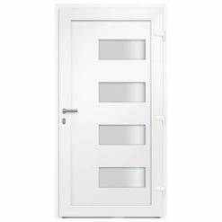 VidaXL Porte d'entrée Aluminium et PVC Anthracite 100x210 cm 11 VidaXL Porte d'entrée Aluminium et PVC Anthracite 100x210 cm -Matériaux de construction Soldes image 4 3056825