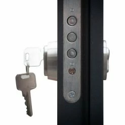 VidaXL Porte d'entrée Aluminium Anthracite 110x207,5 cm 11 VidaXL Porte d'entrée Aluminium Anthracite 110x207,5 cm -Matériaux de construction Soldes image 4 3059874