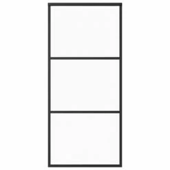 VidaXL Porte coulissante et quincaillerie Verre et Aluminium 90x205 cm 11 VidaXL Porte coulissante et quincaillerie Verre et Aluminium 90x205 cm -Matériaux de construction Soldes image 4 3081940