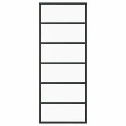 VidaXL Porte coulissante et quincaillerie Verre ESG/Aluminium 76x205cm 11 VidaXL Porte coulissante et quincaillerie Verre ESG/Aluminium 76x205cm -Matériaux de construction Soldes image 4 3081950