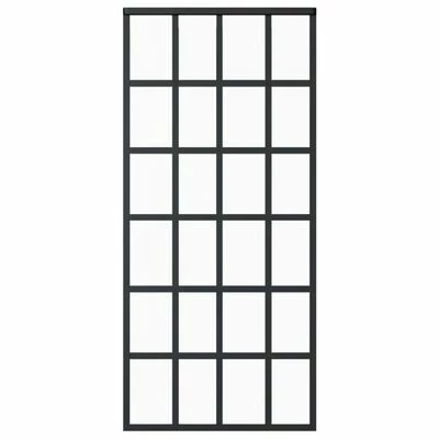 VidaXL Porte coulissante et quincaillerie Verre et Aluminium 90x205 cm 6 VidaXL Porte coulissante et quincaillerie Verre et Aluminium 90x205 cm – Image 4