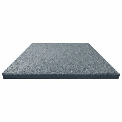 VidaXL Carreaux de protection antichoc 18pcs Caoutchouc 50x50x3cm Gris 6 VidaXL Carreaux de protection antichoc 18pcs Caoutchouc 50x50x3cm Gris – Image 4