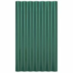 VidaXL Panneaux de toiture 12 pcs Acier enduit de poudre Vert 60x36 cm 11 VidaXL Panneaux de toiture 12 pcs Acier enduit de poudre Vert 60x36 cm -Matériaux de construction Soldes image 4 319123