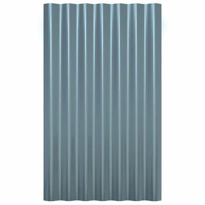 VidaXL Panneaux de toit 36 pcs Acier enduit de poudre Gris 60x36 cm 6 VidaXL Panneaux de toit 36 pcs Acier enduit de poudre Gris 60x36 cm – Image 4