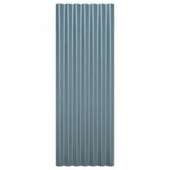 VidaXL Panneaux de toiture 12 pcs Acier enduit de poudre Gris 100x36cm -Matériaux de construction Soldes image 4 319143