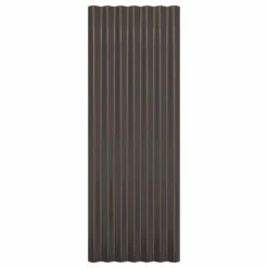 VidaXL Panneaux de toit 12 pcs Acier enduit de poudre Marron 100x36 cm 11 VidaXL Panneaux de toit 12 pcs Acier enduit de poudre Marron 100x36 cm -Matériaux de construction Soldes image 4 319144