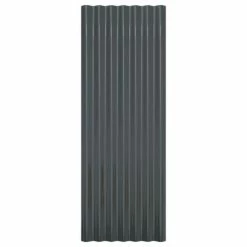 VidaXL Panneaux de toiture 12 pcs Acier Anthracite 100x36 cm -Matériaux de construction Soldes image 4 319145