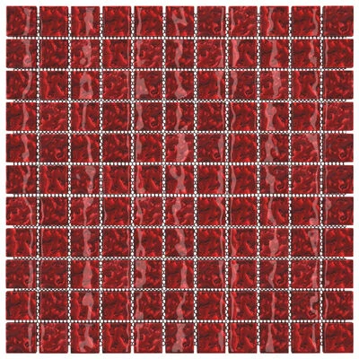 VidaXL Carreaux mosaïque 22 pcs Rouge 30x30 cm Verre 6 VidaXL Carreaux mosaïque 22 pcs Rouge 30x30 cm Verre – Image 4