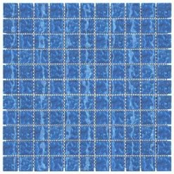 VidaXL Carreaux mosaïque 11 pcs Bleu 30x30 cm Verre -Matériaux de construction Soldes image 4 327307