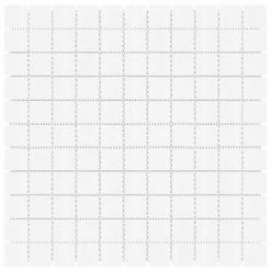 VidaXL Carreaux mosaïque 11 pcs Blanc 30x30 cm Verre -Matériaux de construction Soldes image 4 327311