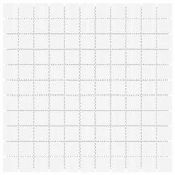VidaXL Carreaux mosaïque 22 pcs Blanc 30x30 cm Verre -Matériaux de construction Soldes image 4 327312
