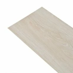 VidaXL Planches de plancher PVC autoadhésif 2,51 m² 2 mm Blanc chêne -Matériaux de construction Soldes image 4 342874