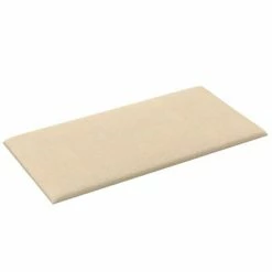 VidaXL Panneaux muraux 12 pcs Crème 30x15 cm Tissu 0,54 m² -Matériaux de construction Soldes image 4 343760