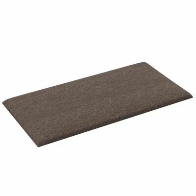 VidaXL Panneaux muraux 12 pcs Taupe 30x15 cm Tissu 0,54 m² 6 VidaXL Panneaux muraux 12 pcs Taupe 30x15 cm Tissu 0,54 m² – Image 4