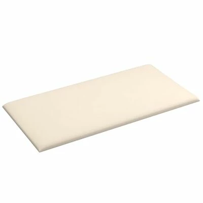 VidaXL Panneaux muraux 12 pcs Crème 30x15 cm Velours 0,54 m² 6 VidaXL Panneaux muraux 12 pcs Crème 30x15 cm Velours 0,54 m² – Image 4