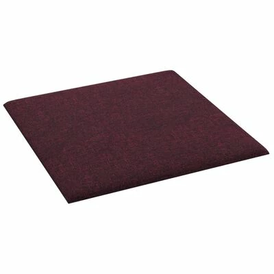 VidaXL Panneaux muraux 12 pcs Violet 30x30 cm Tissu 1,08 m² 5 VidaXL Panneaux muraux 12 pcs Violet 30x30 cm Tissu 1,08 m² – Image 4