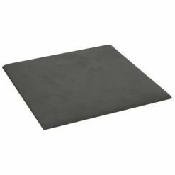 VidaXL Panneaux muraux 12 pcs Gris foncé 30x30 cm Velours 1,08 m² -Matériaux de construction Soldes image 4 343808