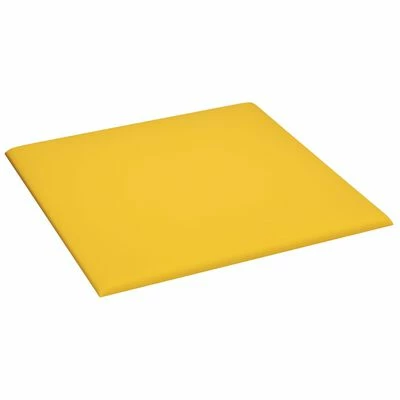 VidaXL Panneaux muraux 12 pcs Jaune 30x30 cm Velours 1,08 m² 6 VidaXL Panneaux muraux 12 pcs Jaune 30x30 cm Velours 1,08 m² – Image 4