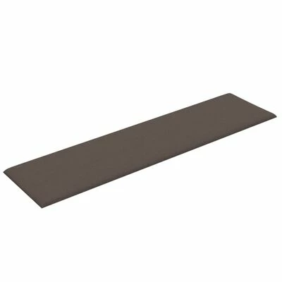 VidaXL Panneaux muraux 12 pcs Taupe 60x15 cm Tissu 1,08 m² 6 VidaXL Panneaux muraux 12 pcs Taupe 60x15 cm Tissu 1,08 m² – Image 4