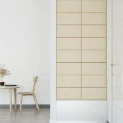 VidaXL Panneaux muraux 12 pcs Crème 60x30 cm Similicuir 2,16 m² 11 VidaXL Panneaux muraux 12 pcs Crème 60x30 cm Similicuir 2,16 m² -Matériaux de construction Soldes image 4 343856