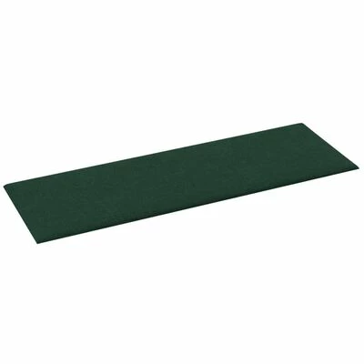 VidaXL Panneaux muraux 12 pcs Vert foncé 90x30 cm Tissu 3,24 m² 6 VidaXL Panneaux muraux 12 pcs Vert foncé 90x30 cm Tissu 3,24 m² – Image 4