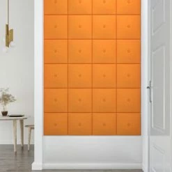 VidaXL Panneaux muraux 12 pcs Jaune foncé 30x30 cm Tissu 1,08 m² 11 VidaXL Panneaux muraux 12 pcs Jaune foncé 30x30 cm Tissu 1,08 m² -Matériaux de construction Soldes image 4 343965