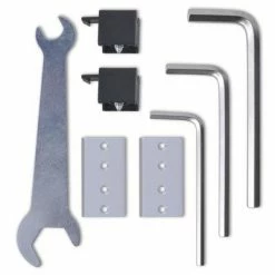 VidaXL Porte coulissante Verre et aluminium 178 cm Argenté 11 VidaXL Porte coulissante Verre et aluminium 178 cm Argenté -Matériaux de construction Soldes image 4 60266