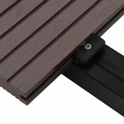VidaXL Panneaux de terrasse solides WPC 10 m² 4 m Marron foncé 7 VidaXL Panneaux de terrasse solides WPC 10 m² 4 m Marron foncé – Image 5