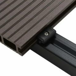 VidaXL Panneaux de terrasse creux WPC 40 m² 2,2 m Marron foncé -Matériaux de construction Soldes image 5 275724