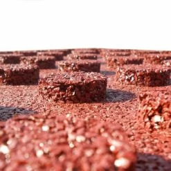 VidaXL Carreaux de protection antichoc 18pc Caoutchouc 50x50x3cm Rouge 12 VidaXL Carreaux de protection antichoc 18pc Caoutchouc 50x50x3cm Rouge -Matériaux de construction Soldes image 5 276271