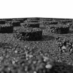 VidaXL Carreaux de protection antichoc 12pcs Caoutchouc 50x50x3cm Noir -Matériaux de construction Soldes image 5 276273