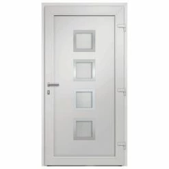 VidaXL Porte d'entrée Anthracite 88x200 cm -Matériaux de construction Soldes image 5 279193