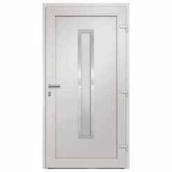 VidaXL Porte d'entrée Anthracite 88x200 cm -Matériaux de construction Soldes image 5 279241