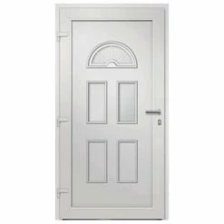 VidaXL Porte d'entrée Blanc 88x208 cm 12 VidaXL Porte d'entrée Blanc 88x208 cm -Matériaux de construction Soldes image 5 279250